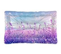 Waassud Violet Dream - Lit épais antidérapant et résistant à la mastication pour animaux de compagnie, chiens, chats, doux et lavable, tapis de cage pour sol, canapé, voiture, 45,7 x 61 cm