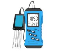 WaaYb Testeur de Sol 7 en 1, testeur NPK, testeur EC, pH, humidité, température, conductivité, Test de fertilité du Sol Numérique Haute précision Temperature+Humidity+EC+PH+NPk