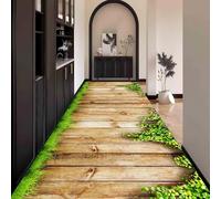 Waazgle Tapis de couloir moderne 3D, long, lavable, antidérapant, 90 x 120 cm, pour cuisine, couloir, cuisine, salon, durable, pour salle à manger, couloir, vendu au mètre