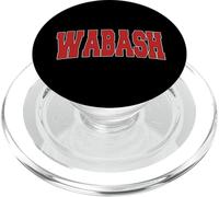 Wabash in India Style Universitaire USA Vintage Sports PopSockets PopGrip pour MagSafe