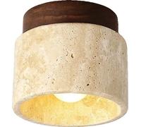 Wabi Sabi Plafonnier, Lumière chaude, Source de lumière E27, Lumière chaude, Une base de noix