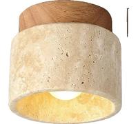 Wabi Sabi Plafonnier, Lumière chaude, Source de lumière E27, Lumière chaude, Une base logarithmique