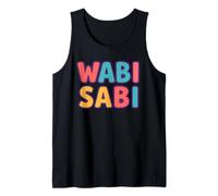Wabi Sabi Slang Funny, Kids Meme Aesthetic Abstract Design Débardeur