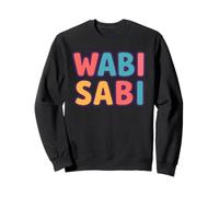 Wabi Sabi Slang Funny, Kids Meme Aesthetic Abstract Design Sweatshirt