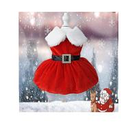 Wabjtam Pet Dog Cat Pet Xmas Holiday Christmas Mrs Claus Winter Dress