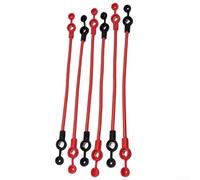 Wablissia Lot de 6 câbles de batterie de vélo électrique en cuivre PVC flexible pour connexion de batterie de vélo électrique, 2,5 mm²/4 mm²/6 mm², 20-25 cm (6 carrés 20 cm)