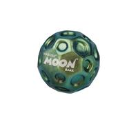 Waboba Metallic Moon Ball - Balle Ultra rebondissante avec Finition irisée Changeante - Jouet à Rebond extrême pour intérieur et extérieur pour Enfants, Adolescents et Adultes - 63 mm - Vert