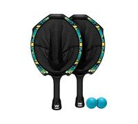 Waboba Slingair Kit de Jeu de pagaie - Jeu de Capture et de Lancer avec Raquettes en Maille élastique - Jeu de Balle d'extérieur et d'intérieur - Comprend 2 Raquettes et 2 balles