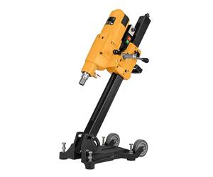 WABROTECH® Carotteuse 3950 W sur Support de Carottage Inclinable avec Rouleaux de Transport - Carotteusee Diamant 580 Tr/min - Carotteuse Ø 12-255 mm avec Disjoncteur PRCD pour Forage à Sec et à Eau