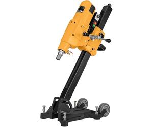 WABROTECH® Carotteuse 4350 W sur Support de Carottage Inclinable avec Rouleaux de Transport - Carotteuse Diamant 760 tr/min - Carotteusee 230 V avec Disjoncteur PRCD pour Forage à Sec et à Eau