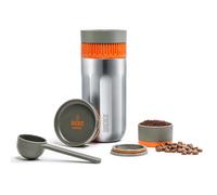 WACACO Piston de cafetière Pipamoka – Sous pression portable – 240 ml – Argenté