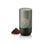 WACACO Minipresso GR2, Machine à Espresso Portative, pour Café Moulu, cafetière de voyage de petite taille, pas de batterie ou besoin électrique, actionnée manuellement grace à un piston, Gris Olive