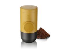 WACACO Minipresso, Machine à Espresso Portative, pour Café Moulu, cafetière de voyage de petite taille, pas de batterie ou besoin électrique, actionnée manuellement grace à un piston (Golden Ochre)