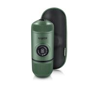 WACACO Nanopresso + Case Machine Espresso - 18 bars, café moulu, étui rigide inclus, portable, sans électricité, idéale voyage & outdoor -Vert