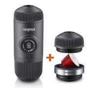 Wacaco Nanopresso Ground + Adaptateur pour capsules Nespresso - NANO-GREY-NS