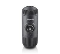 WACACO Nanopresso Machine à Expresso Portable, Évolution de La Minipresso, Pression Maximale de 18 Bar, Cafetière de Voyage, pas Besoin de Batterie, Actionnée Manuellement, Gris