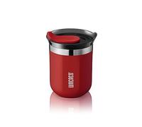WACACO Octaroma Classico Mug Isotherme Café, Mug de Voyage en Acier Inoxydable à Double Paroi avec Couvercle à Boire, 6 fl oz (180ml), Rouge