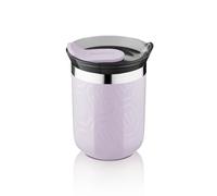 WACACO Octaroma Classico Tasse à café isotherme à double paroi en acier inoxydable avec intérieur en céramique et couvercle anti-fuite, 180 ml, prune givrée