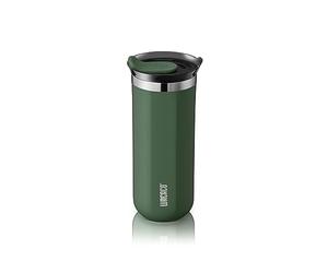 WACACO Octaroma Grande Mug Isotherme Café, 15 fl oz (435ml), Mug de Voyage en Acier Inoxydable à Double Paroi avec Couvercle à Boire, Vert