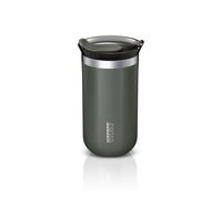 WACACO Octaroma Lungo Mug Isotherme Café, 10 fl oz(300ml), Mug de Voyage en Acier Inoxydable à Double Paroi avec Couvercle à Boire, Gris