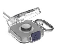 Wacanc Coque en plastique à verrouillage sécurisé compatible avec le chargeur Oura Ring Gen 4, étui de protection portable pour chargeur Oura Ring Gen 4 avec mousqueton, coque de protection uniquement