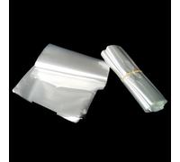 WACCOMT Pack 100 Sacs Thermorétractables Transparents avec Trou pour Crochet Sacs Thermorétractables POF pour l'emballage d'accessoires Électroniques et de Cosmétiques (15x28cm (5.9x11 inch))