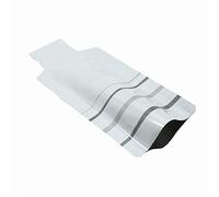 WACCOMT Pack Lot de 100 mini pochettes de voyage portables en aluminium Mylar thermoscellables pour liquides, shampooing, lotion, après-shampoing (blanc, 5 x 11 cm)