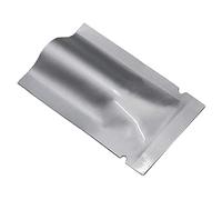 WACCOMT Pack Lot de 100 sachets en mylar argenté pur feuille d'aluminium plat pour aliments - Sacs de stockage sous vide pour grains de café avec Tear Notch 2,76 x 3,94 pouces (7 x 10 cm)