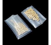 WACCOMT Pack Lot de 100 Sacs en Plastique À Ouvrir Sur Le Dessus Pour Aliments 10 x 15 cm