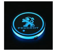 WACDXST 2 Pièces Sous-Verres pour Peugeot 208 2008 308 3008 508 5008 SW GT - Porte-Gobelet Insérer Anti-Sale Antidérapant - Accessoires Intérieur