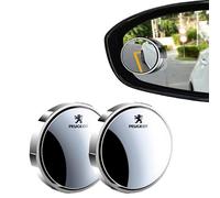 WACDXST 2PCS Angle Mort de Voiture Classe,pour Peugeot 308 III Active Pack/Allure/Allure Pack/308 GT 2021-2024 HD Universel Etanche Réglable 360° Rotatif Arrière Miroir Recul Réfléchissant