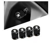 WACDXST 4 pièces Bouchon de Valve Voiture, pour Peugeot 208 308 2008 SW 5008 GT Line Rifter 2016-2022 Capuchon Valve Voiture Anti-poussière Couvercle Anti-Fuite Roues Accessoires,B