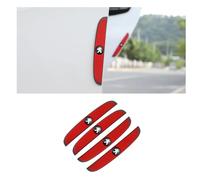 WACDXST 4 Pièces Portes Avant et arrière Bandes Anti-Collision, pour Peugeot Partner Tepee 2008-2025 Protecteurs de Bord de Porte Anti-Frottement Anti-Collision,C