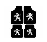 WACDXST 4 pièces Tapis De Sol Voiture, pour Peugeot 208 GT Line e-208 2019-2023 2024 Tapis de Sol Durable Imperméables et Antidérapants Ensemble intérieur,A
