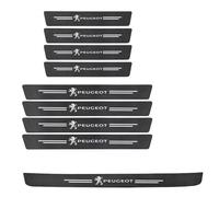 9 Pièces Bandes De Seuil De Porte De Voiture, pour Peugeot Expert/Traveller AB 2016-2025 DéRapant Protection Aux Rayures Sticker DéCoration Accessoires