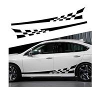 WACDXST Autocollant De Bande Capot Voiture,pour VW Scirocco 2009-2024 Décalque Graphique Vinyle Auto Body Racing Rétroviseur Décoration Voiture,A