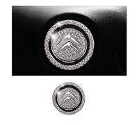 WACDXST Couvercle De Protection DÉmarrage Voiture,pour Citroen C4 Picasso 2007-2024 Voiture de Démarrage du Moteur D'arrêt Bouton Coque Bouton-Poussoir