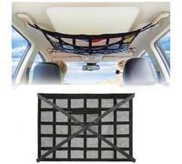 WACDXST Filet de Rangement pour Toit Voiture,pour Renault Trafic I, II, III (1981-2025) Double Couche Grande Capacité Filet Voiture Rangement Universel Camion SUV,B 90 * 65cm