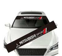 WACDXST Voiture Pare-Brise Avant Autocollant, pour Mitsubishi L200 2016-2023 Autocollant de Fenêtre Voiture Bande Pare-Soleil pour Pare-Brise de Voiture