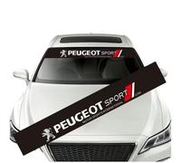 WACDXST Voiture Pare-Brise Avant Autocollant, pour Peugeot Rifter 2018-2023 Autocollant de Fenêtre Voiture Bande Pare-Soleil pour Pare-Brise de Voiture
