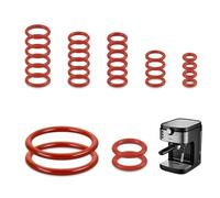 WACH AUF 30 Pièces Joints Toriques Kit D'entretien Joint Machines à Café 7 Tailles Silicone Joint Torique pour Valve Support Joint Compatible pour Groupe D'Infusion,Unité D'Infusion,Soupape Support