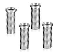 WACH AUF 4 Pièce Vis pour Panier D'évier Acier Inoxydable 35mm M12 Vis Creuse Filtres D'évier Facile à Installer Accessoires Fixation Bouchon Crépine pour Bouchon Crépine de Lavabo(Argent)