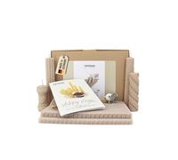 Wachsmann Kit de fabrication de bougies en cire d'abeille - Kit de démarrage pour 10 bougies de nombreuses couleurs - 100% cire d'abeille pure d'Allemagne, incluant 10 mèches de chanvre et mode