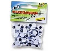 WACKELAUGEN 10MM RUND 100ER G