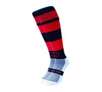 WackySox - Chaussettes de rugby Hoop - Chaussettes de sport pour homme et femme - Chaussettes longues pour homme et femme - Chaussettes de travail parfaites pour l'équitation, le football, la course