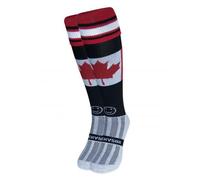 WackySox Chaussettes de sport Canada longueur genou pour homme et femme - Complément parfait à votre collection - Convient pour une utilisation comme chaussettes d'équitation, de sport, de football,