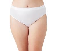 Wacoal B-Smooth Culotte Taille Haute pour Femme, Blanc, Large