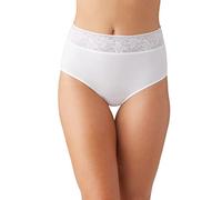 Wacoal Culotte Confortable au Toucher pour Femme, Blanc, L