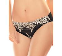 Wacoal Culotte de Bikini en Dentelle pour Femme Transparent, Noir, L