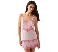 Wacoal Embrace Lace Chemise Nuit, Chaussons de Ballet/Chateau Rose, XXL Femme